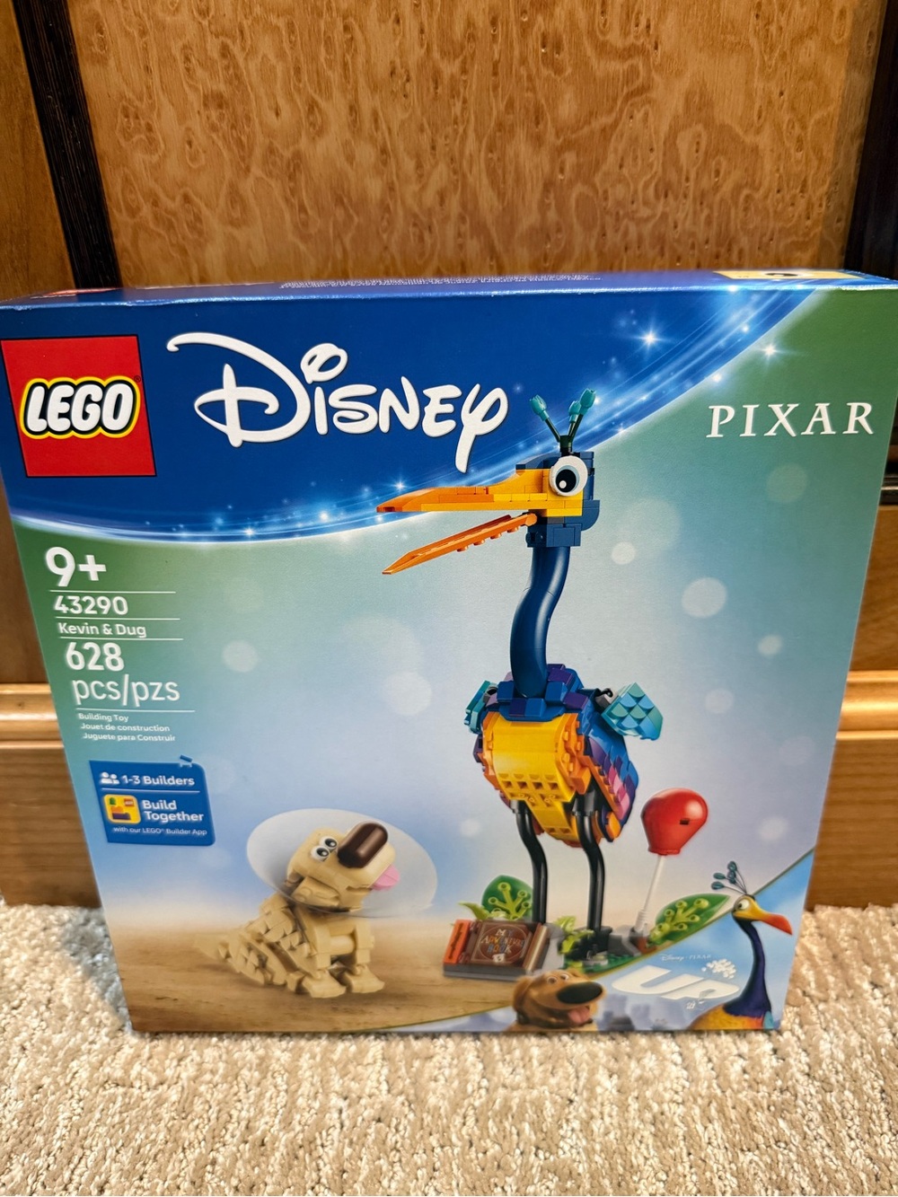 Disney Pixar LEGO Kevin & Dug Bird Toy - Blue, Yellow, Orange